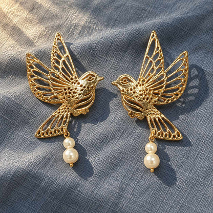 Parwaaz Bird Drop Earrings