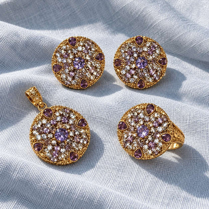 Gul-e-Banafsha Locket Set