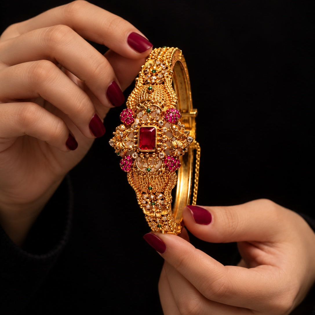 Shahi Gul Ara Openable Single Bangle