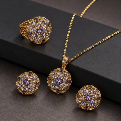 Gul-e-Banafsha Locket Set