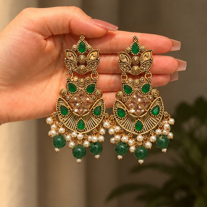 Naqsh-e-Mahal Chandbali Earrings