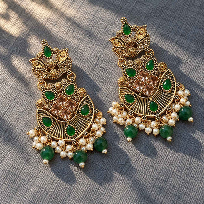 Naqsh-e-Mahal Chandbali Earrings