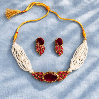 Durr-e-Naaz Choker Necklace Set