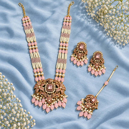 Zeenat-e-Mahal Long Maala Necklace Set
