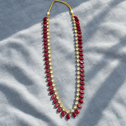 Mehr-e-Anar Long Maala Necklace