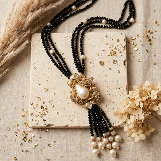 The Midnight Bloom Statement Mala