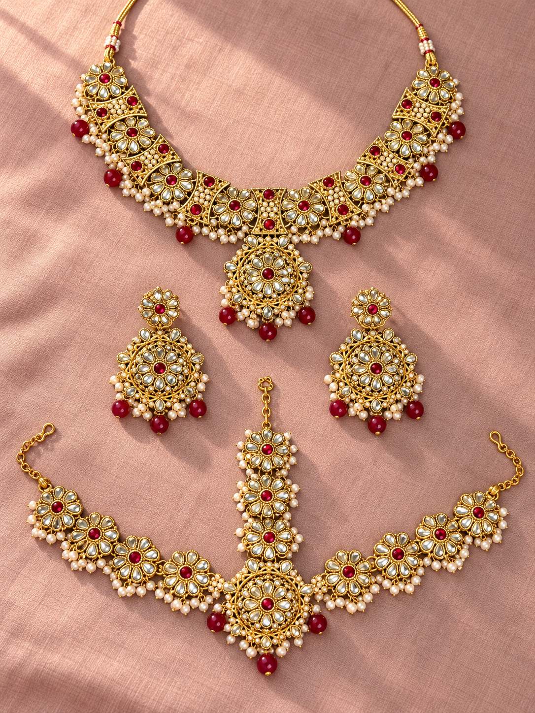 Gul-e-Anar Necklace Set