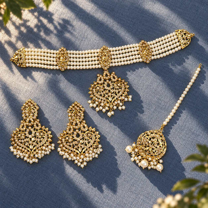 Durr-e-Nazakat Choker Necklace Set