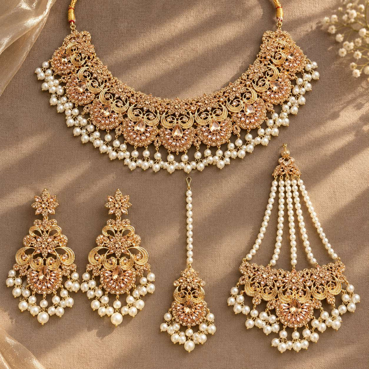 Noor-e-Aroos Bridal Jewellery Set