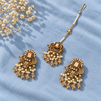 Zeenat-e-Mahal Long Maala Necklace Set