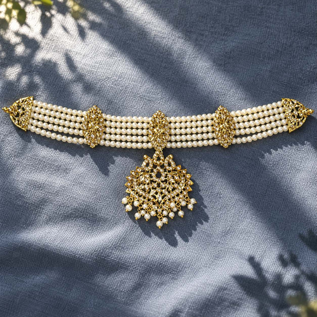 Durr-e-Nazakat Choker Necklace Set