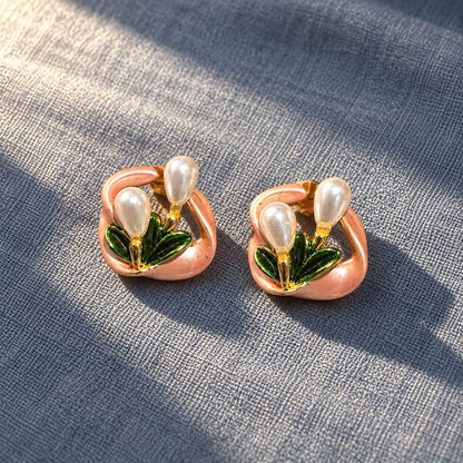 Gul-e-Sehar Floral Stud Earrings