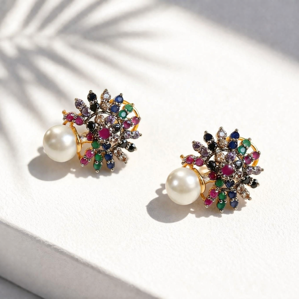 Zarkoon Jarao Tops - Premium Zirconia Stud Earrings