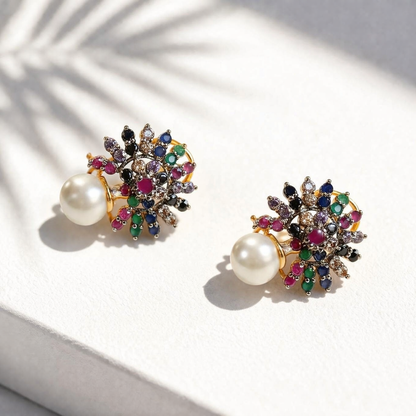 Zarkoon Jarao Tops - Premium Zirconia Stud Earrings