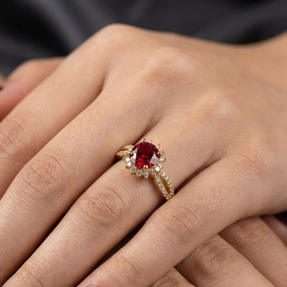 Cubic Zircon Ring