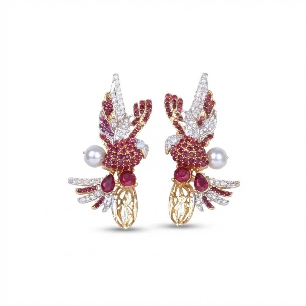 Elegant Parrot Earring