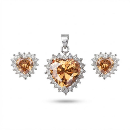 Golden Ember Hearts