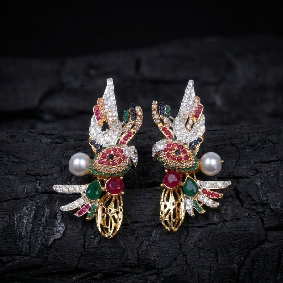 Elegant Parrot Earring