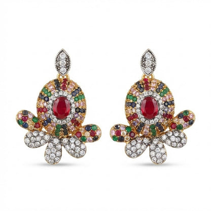 Oxidized Zircon Studs