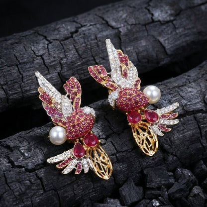 Elegant Parrot Earring