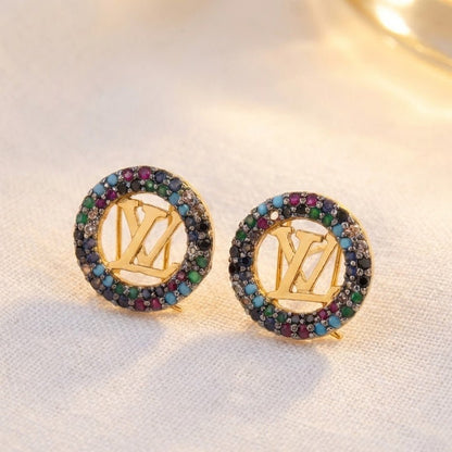 Luxury Zircon Stud Earrings