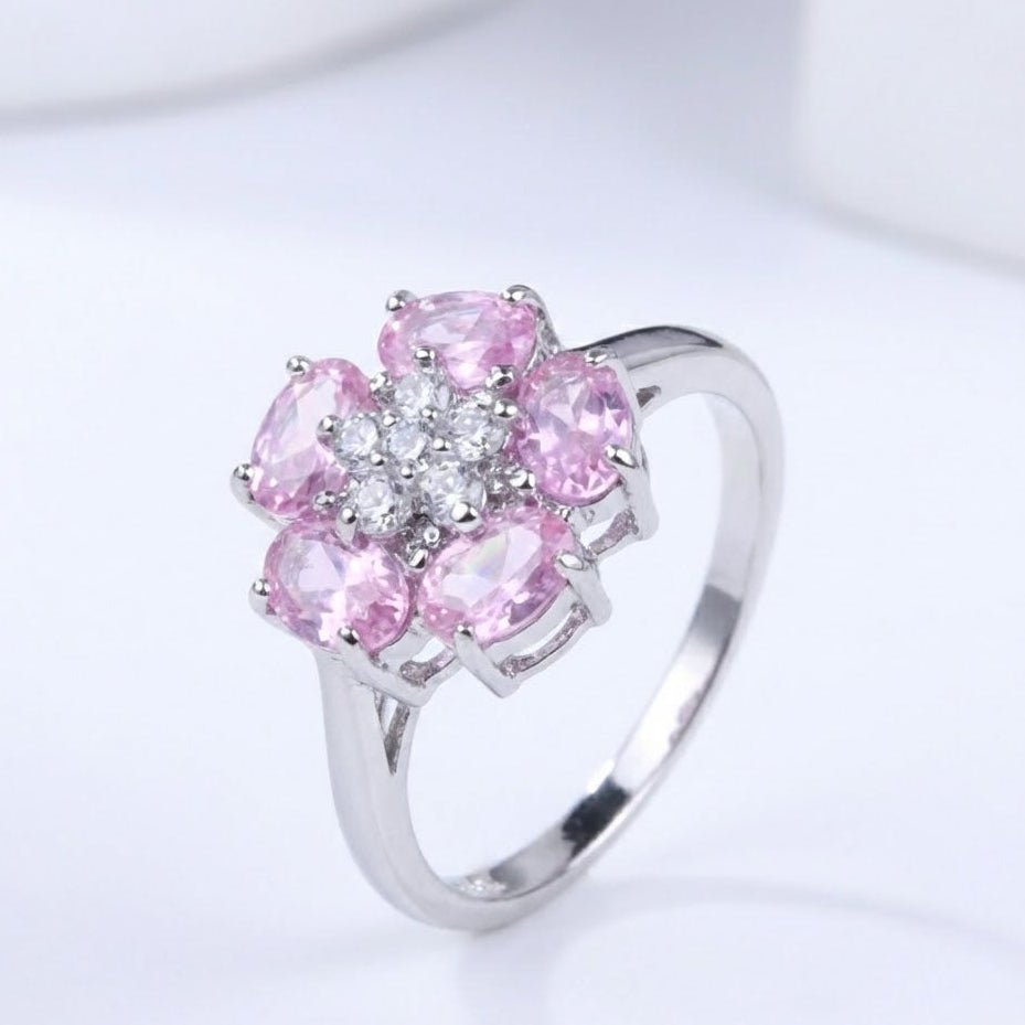 Glossy Flower Ring