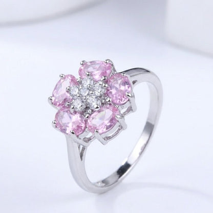 Glossy Flower Ring
