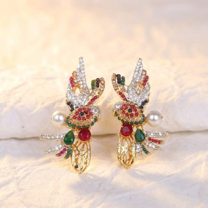 Elegant Parrot Earring
