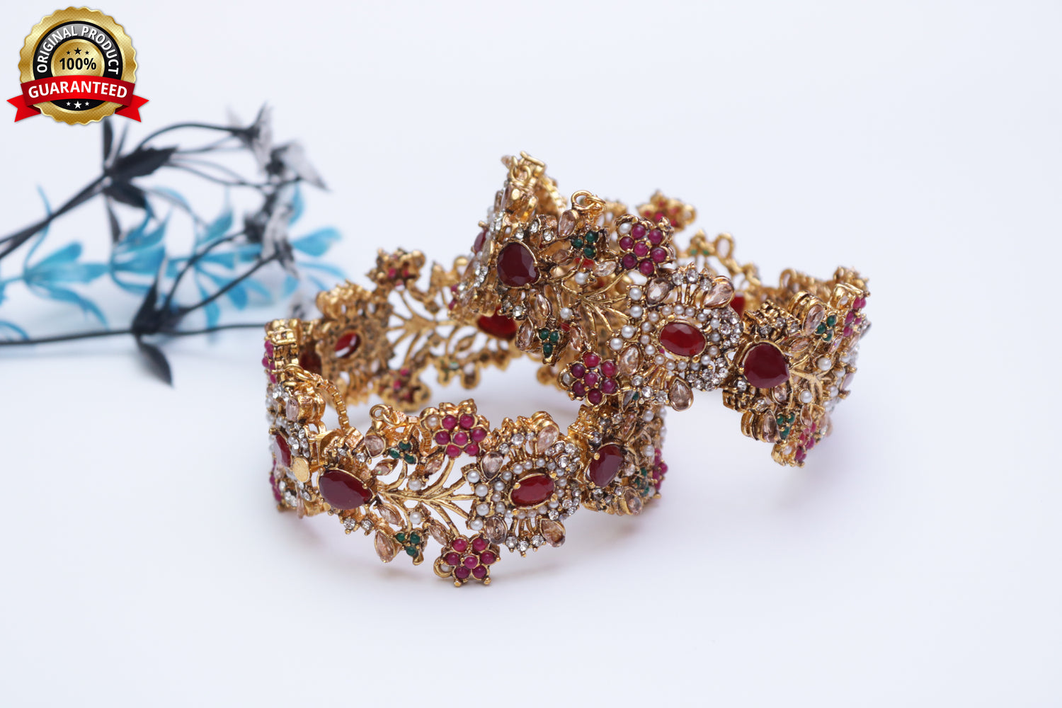 Rs 3800 Opneable Bangles Set ~ MEDIUM main image 0