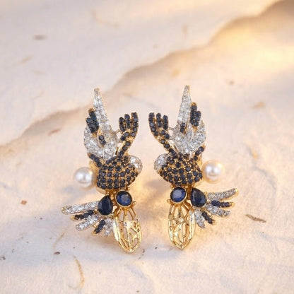 Elegant Parrot Earring