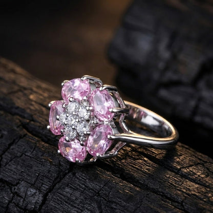 Glossy Flower Ring