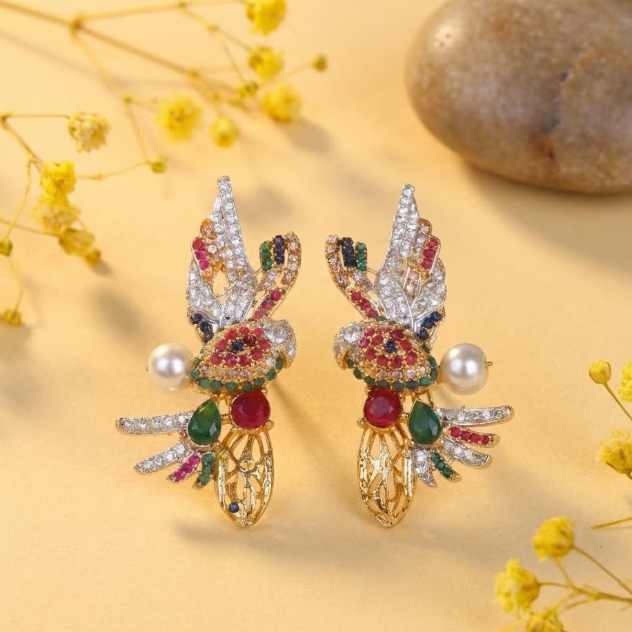 Elegant Parrot Earring