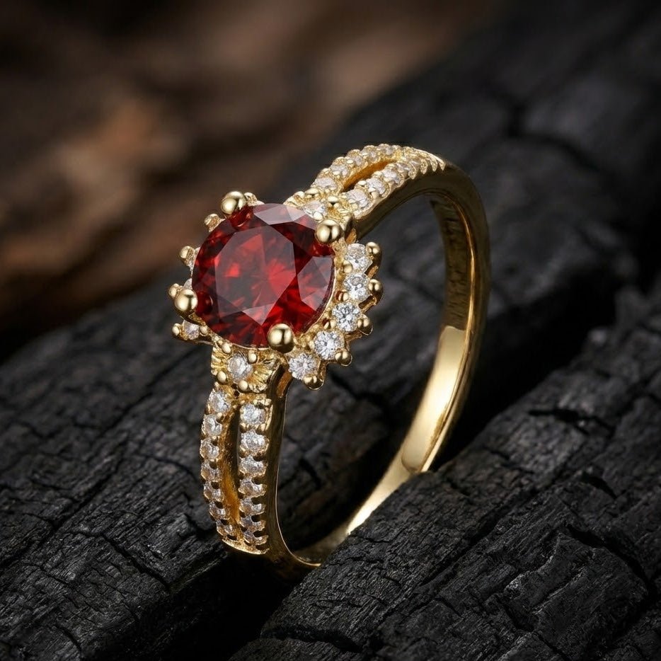 Cubic Zircon Ring
