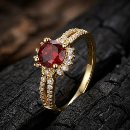 Cubic Zircon Ring