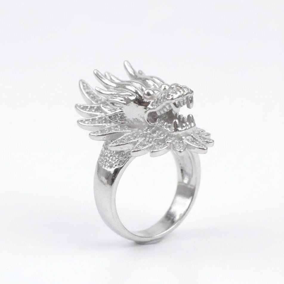 Flying Dragon Silver Ring