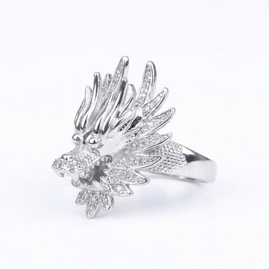 Flying Dragon Silver Ring