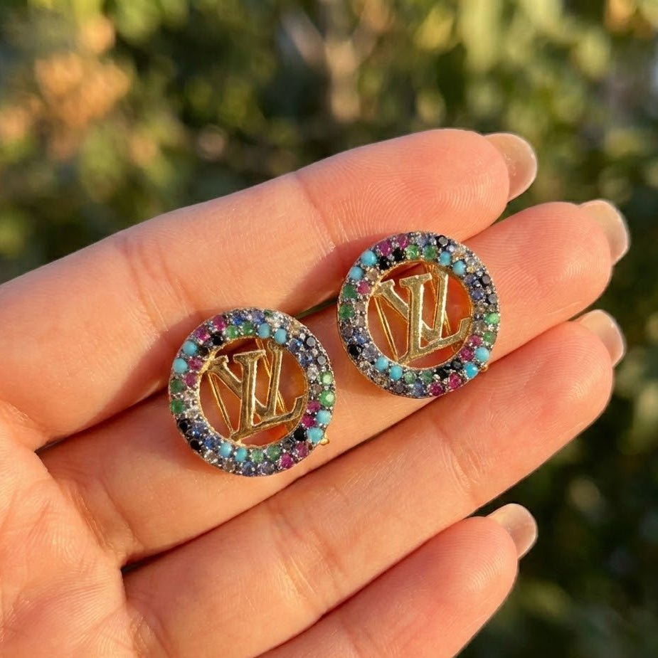 Luxury Zircon Stud Earrings