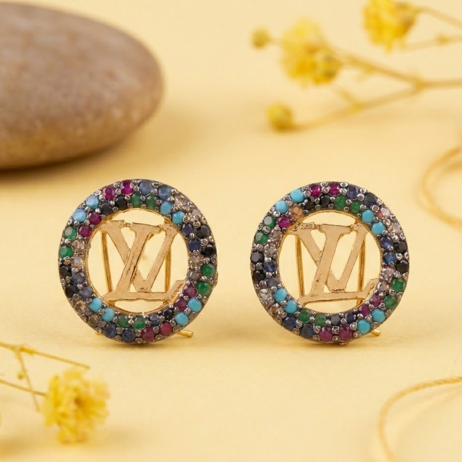 Luxury Zircon Stud Earrings