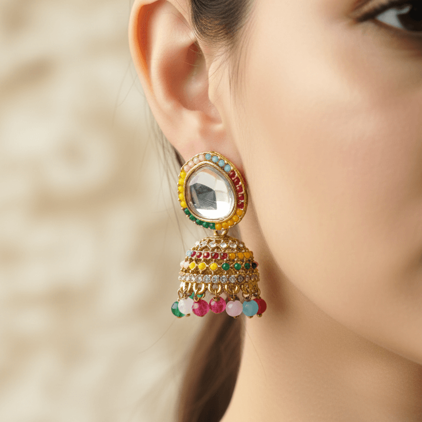 Duet Pearl & Gem Dangles