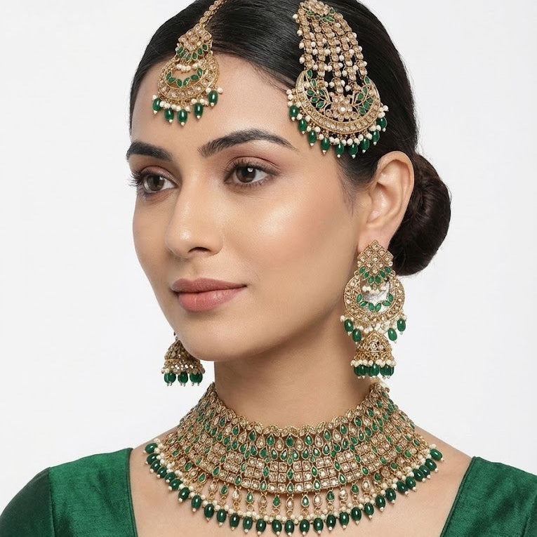 The Royal Kundan & Emerald Ensemble