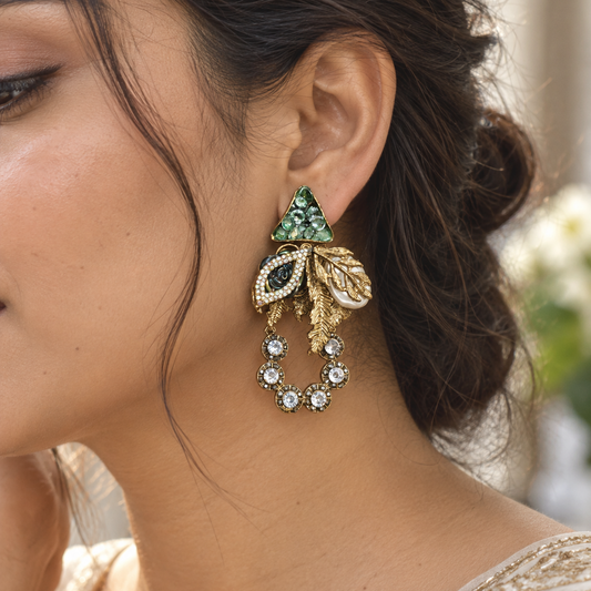 Waraq Drop Earrings