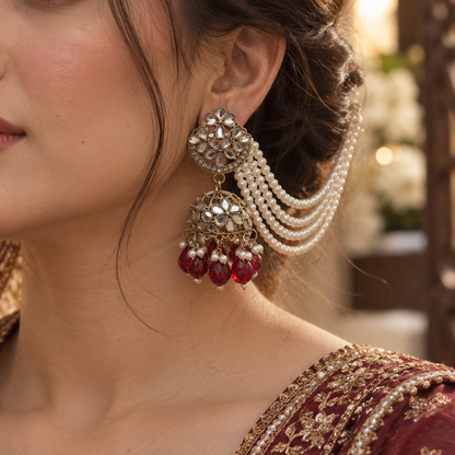 Sahra Pearl Drop Earrings