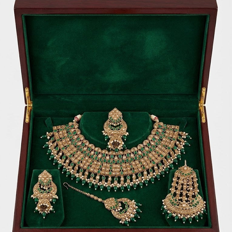 The Royal Kundan & Emerald Ensemble