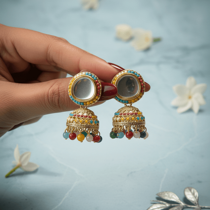 Duet Pearl & Gem Dangles