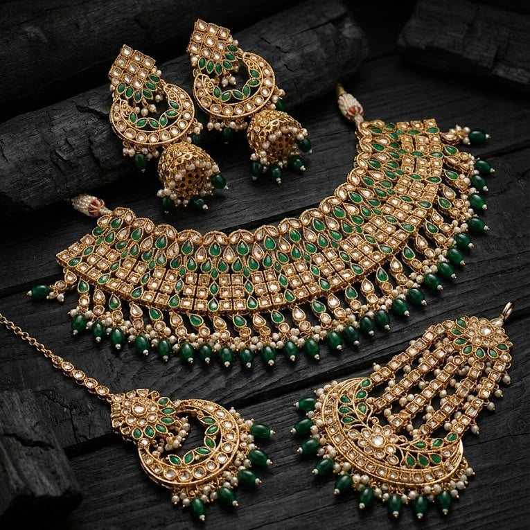 The Royal Kundan & Emerald Ensemble