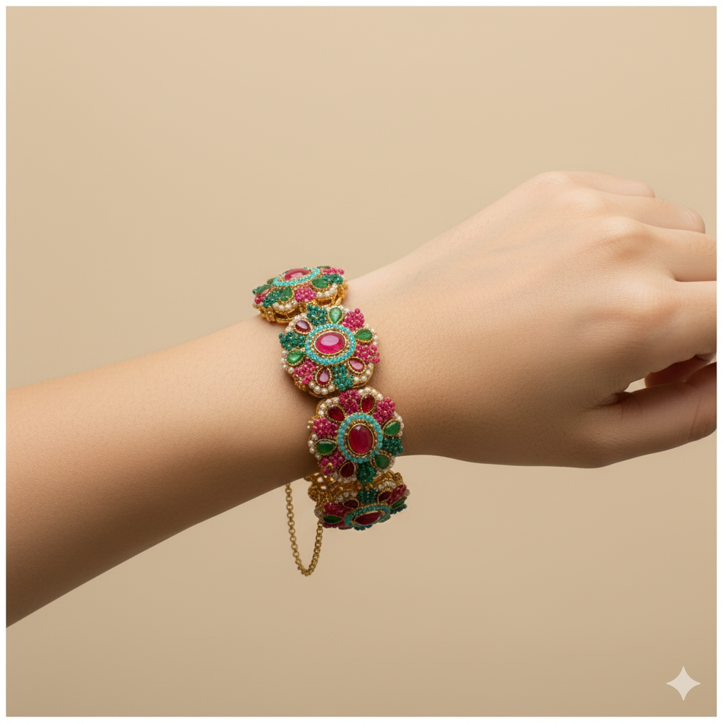 Naurattan  Flower Bangles