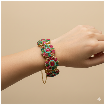 Naurattan  Flower Bangles