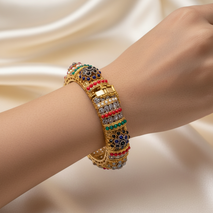 Single Temple Inspired Turkish Bangle