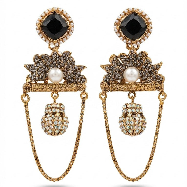 Shahi Noor Chain Earrings