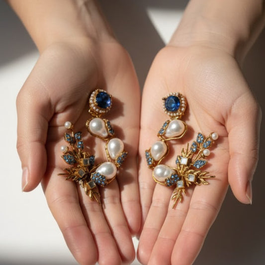 Pearl Shimmer Dangles